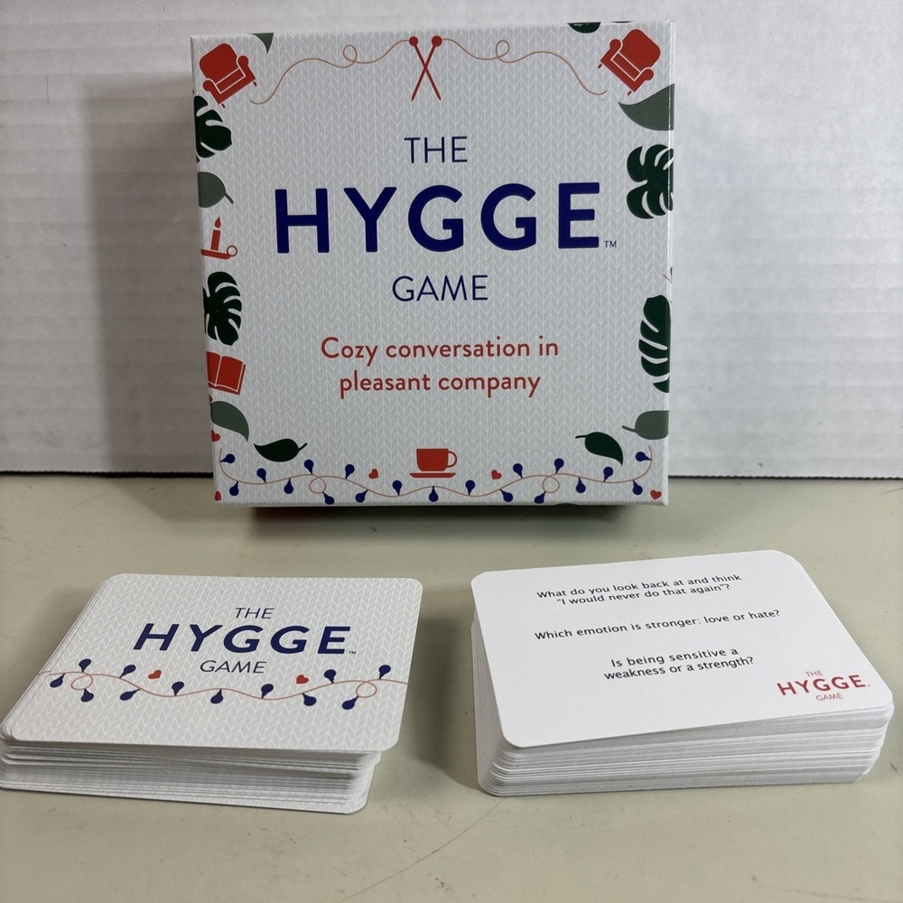 Hygge Adult Cozy Conversation Game‎ in Pleasant Company 300+ Questions COMPLETE
